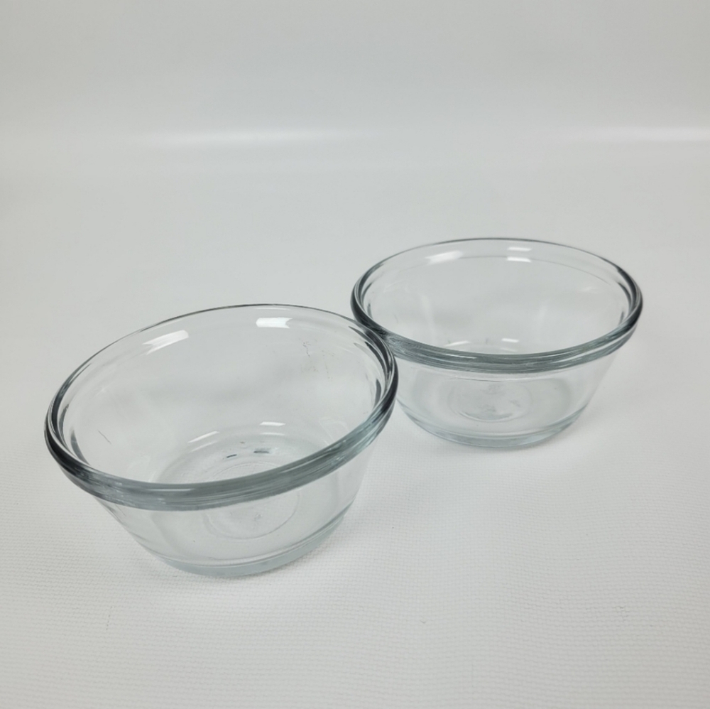 Anchor Hocking Set of 2 Small Glass Bowls